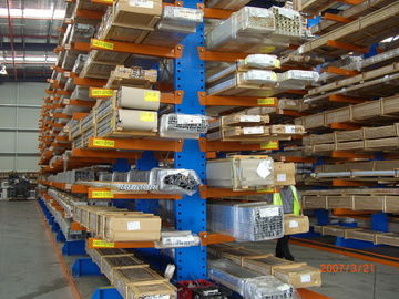 1000kg sisi ganda / satu sisi Sistem Racking Cantilever untuk produk Pipa / baja