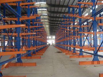 Light duty steel struktural Cantilever Racking Systems untuk menyimpan barang-barang yang tidak beraturan