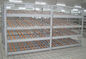 Bagian Rolling Carton Flow Rack 4 Level Beam Light Duty Movable Storage Management