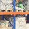 rak penyimpanan tugas berat industri dengan papan kayu / kargo sangkar / palet