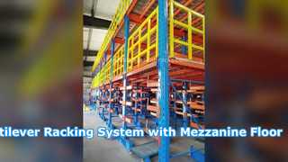 Sistem Rak Kantilever dengan Lantai Mezzanine
