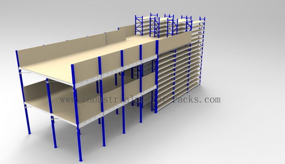 Beli Ground + Two Flooring 246FT / 7.5M Height Shelving Dengan Mezzanine Floors System pembuatan online