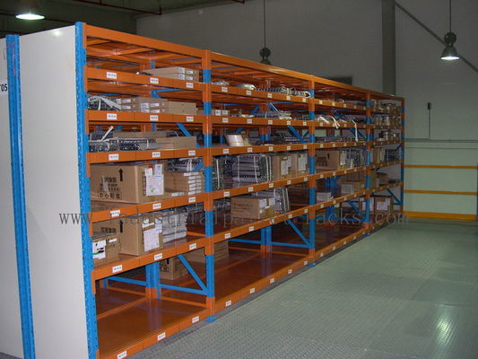 Beli 7 Level Stainless Steel Shelving Dengan Panel Sisi Biru / Warna Oranye / Abu-abu pembuatan online