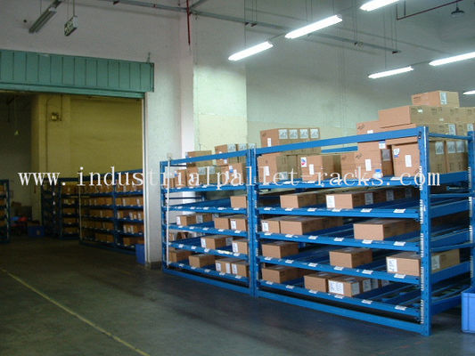 Beli Live Flowing Racking Carton Flow Rack Light Duty Rotation Warehouse Storage System pembuatan online