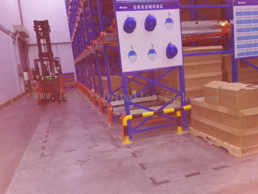 Beli 82FT Kedalaman X 39FT Tinggi Shuttle Radio Racking Blue + Orange Warehouse Storage System pembuatan online