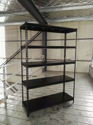 Beli Slotted Angle Steel Light Duty Shelving Black / Grey / White dalam Sistem Penyimpanan pembuatan online