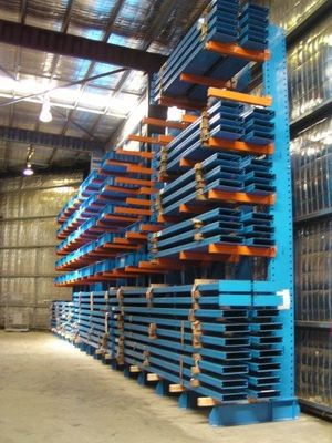 Beli Tugas berat kantilever racking, high density selective racking system pembuatan online