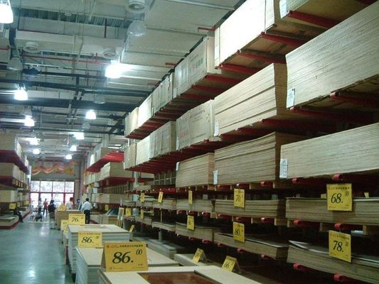Beli 300kg - 1000kg Cantilever Racking Systems untuk gudang, disesuaikan Tinggi pembuatan online