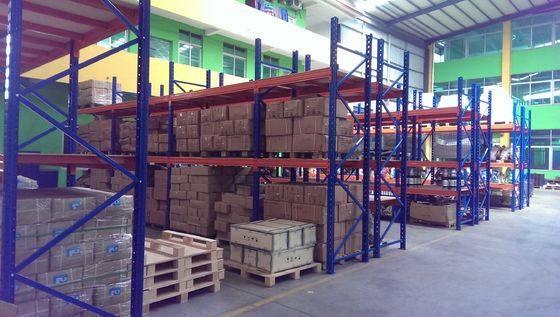 Beli baja rak rak tugas berat untuk pusat logistik, sistem gudang rak pembuatan online