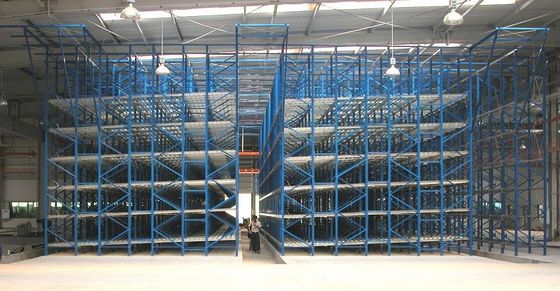 Beli 1500kG rotary palet FIFO carton Flow Racks dengan gerakan roller track pembuatan online