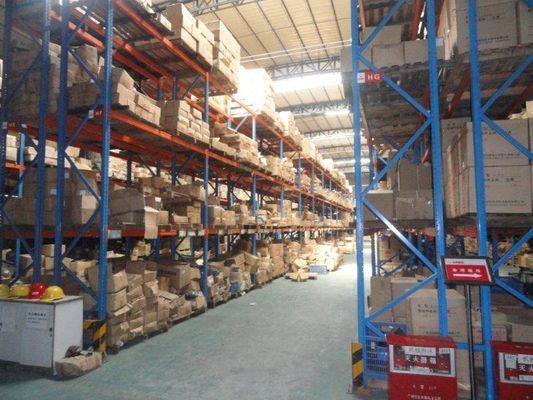 Beli Multi Level Double Deep Pallet Rack, 500 - 2000KG Double Entry Selective Pallet Racking pembuatan online