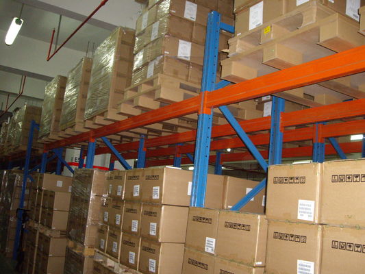 Beli SKU Double Deep Racking Konvensional Dengan Semprot Bubuk Dilapisi Selesai pembuatan online