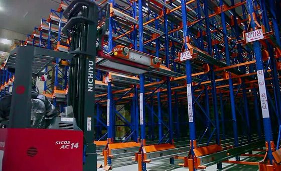Beli Adjustable Dairy industri Radio Shuttle Racking dengan truk forklift, 1500kg pembuatan online