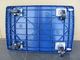 300kg Pompa troli plastik bergerak dengan papan plastik biru, Biru / abu-abu