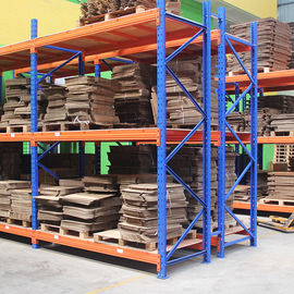 2000kg Rak tangan palet Biru / Oranye berat, toko racking disesuaikan